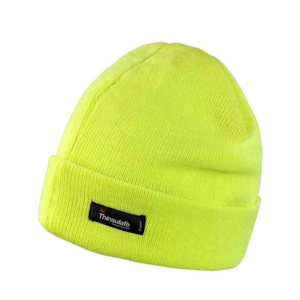 Result Winter Essentials Thinsulate Winter Hat / Fluorescent Yellow
